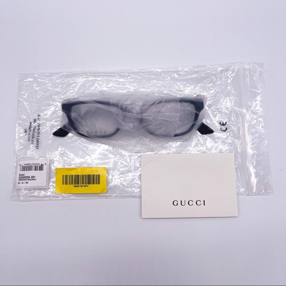NEW EYEGLASSES GUCCI GG0493OA 001 BLACK EYEWEAR GUCCI - Picture 11 of 12